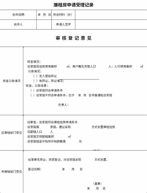 上海申请廉租房的条件