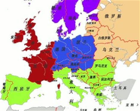南欧地图图片
