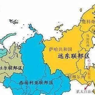 远东地区地图图片