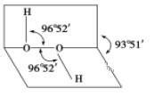 如图所示是过氧化氢(H2O2)分子的空间结构示意图。(1)写出过氧化氢分子的