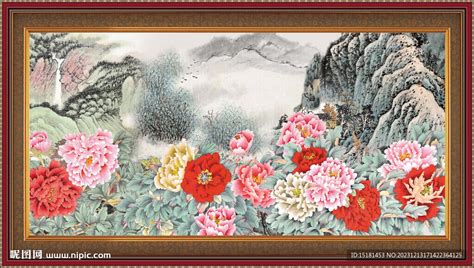 国色天香图图片