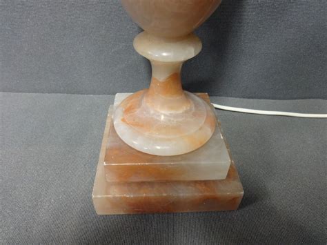 Very Good Large Alabaster Lamp | 682860 | Sellingantiques.co.uk