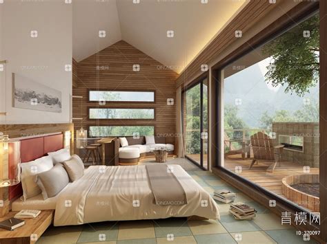 新中式民宿设计 - 效果图交流区-建E室内设计网
