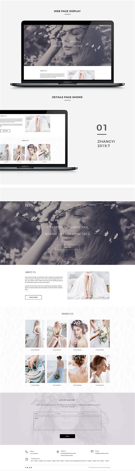 婚纱网页设计|网页|企业官网|静HE - 原创作品 - 站酷 (ZCOOL)