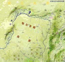 河套地区地图图片