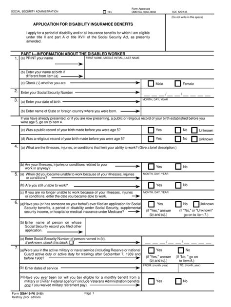 Ssa 787 Printable Form