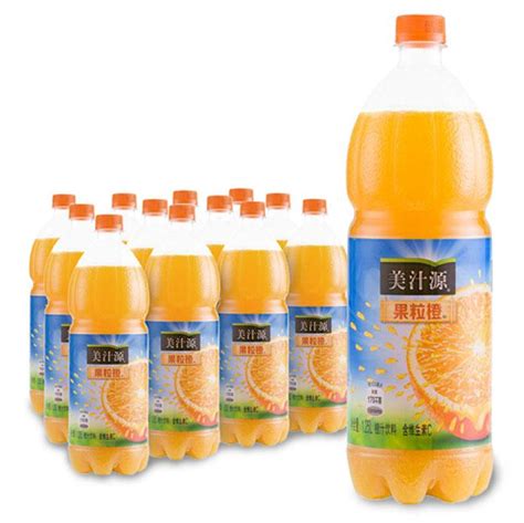 可口可乐美汁源果味果汁饮料果粒橙橙汁300mlx12瓶整箱含维生素C_虎窝淘