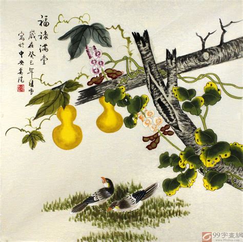 国画葫芦大全图片