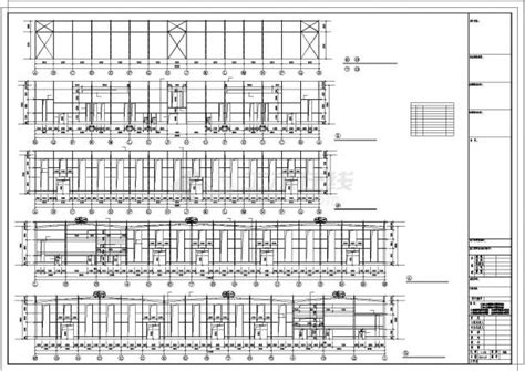某地小型多层车间建筑施工图（共8张）_工业厂房_土木在线