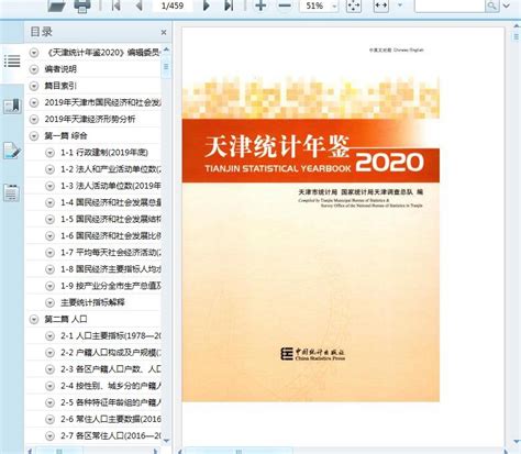 2020天津统计年鉴433页 - 资料下载 - 经管资料网