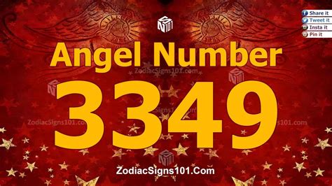 3349 Angel Number Spiritual Meaning And Significance - ZodiacSigns101