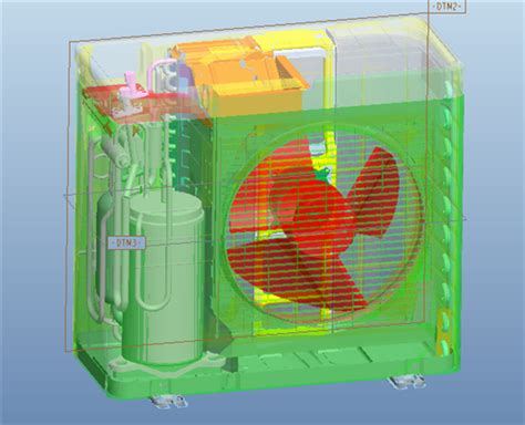 空调室外机3D模型下载_三维模型_Pro/E模型 - 制造云 | 产品模型