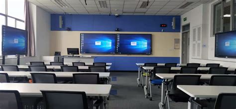 极窄双屏智慧教室互动黑板_尺寸定制_欧帝智慧教育产品