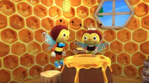 少儿益智早教动画：小朋友让我们一起看看蜜蜂是如何采蜜的吧？
