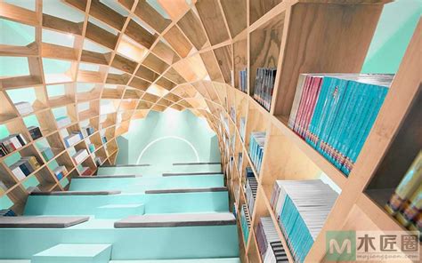 极具创意的书屋，非常创意的书架，任书籍把你包围-木匠圈网