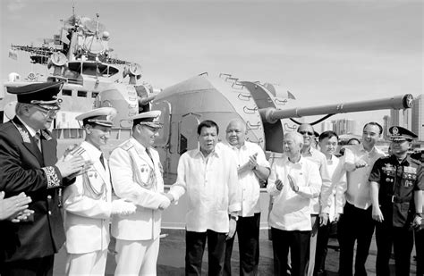 菲律宾总统登上俄战舰：衷心希望你们能够常来 - Powered by Discuz!