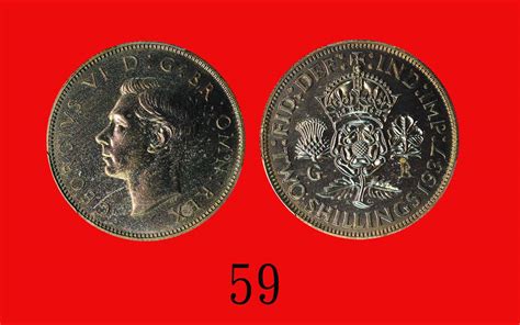 1937年英国乔治六世精铸银币 2先令Great Britain: George VI, Proof 2 Shillings, 1937 ...