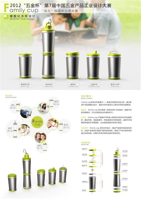 Family cup 模数化水杯设计—2012年优秀奖 | 中国五金产品国际工业设计大赛