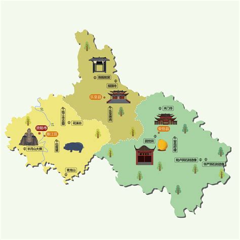 四川省旅游地图图片