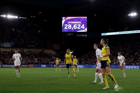 创纪录，28624人观看英格兰对阵瑞典的女足欧洲杯半决赛_PP视频体育频道