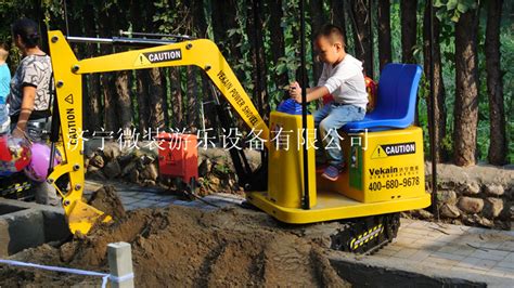 游乐园儿童挖掘机原创图片_游乐园儿童挖掘机正版素材_红动中国