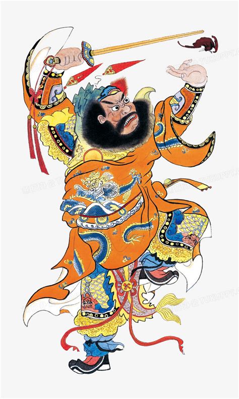 年画门神图片