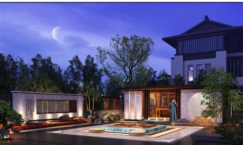 14个100平新中式别墅庭院景观设计实景图片案例 - 成都一方园林绿化公司