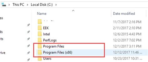 Program files x86 and Windows 10/11
