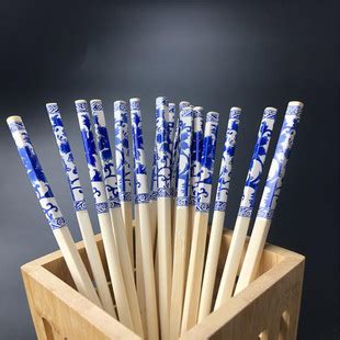厂家直销一次性湿巾竹筷子分体青花瓷筷四件套外卖筷子加长火锅筷-阿里巴巴