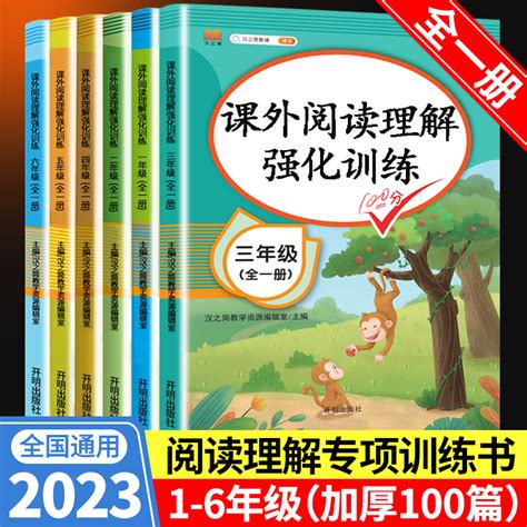 阅读理解专项训练书人教版一年级二年级三年级四五六年级上册下册斗半匠每日一练课外强化练习题语文小学生看图写话英语真题100篇_虎窝淘