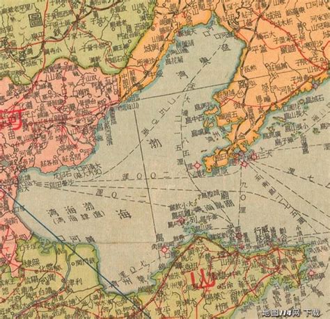 民国二十七年广东省地图-地图114网