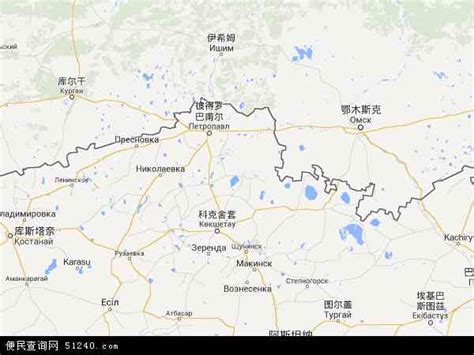 哈萨克斯坦地图英文版 - 哈萨克斯坦地图 - 地理教师网