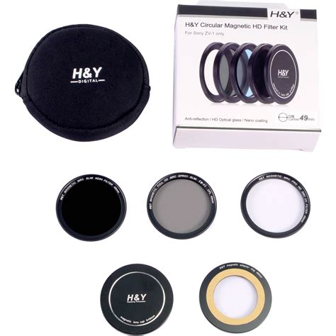 H&Y Filters Magnetic Filter Kit For Sony ZV-1 SOZV-1 B&H Photo