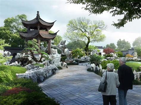 别墅庭院设计_苏州理池景观规划设计