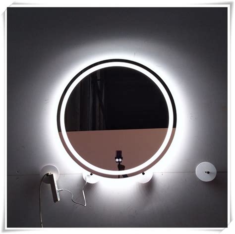 浴室镜子 圆形智能镜 led浴室镜 洗手间壁挂式发光镜 支持定制 ...