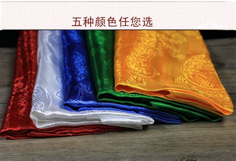 哈达厂家直销批发藏式用品龙凤纹提花五色藏族哈达中号龙凤哈达-阿里巴巴