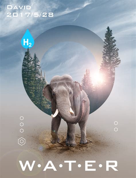 【创意合成】缺水公益海报|平面|海报|撒酷 - 原创作品 - 站酷 (ZCOOL)