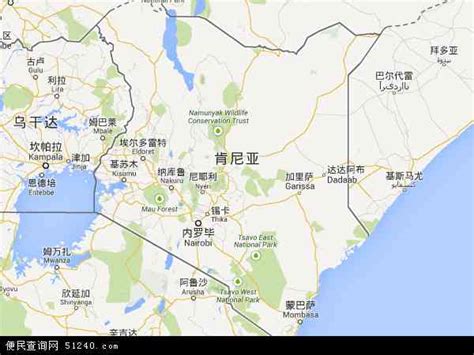 肯尼亚地图图片