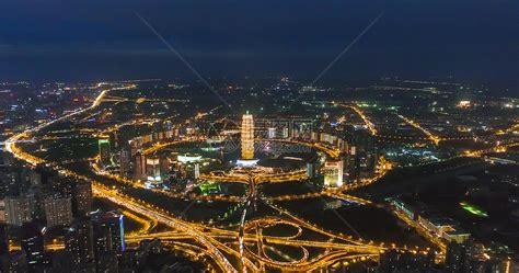 郑州夜景高清图片下载-正版图片501007154-摄图网