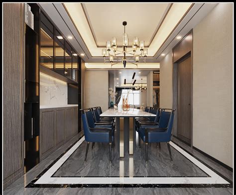 阳春300平米以上新中式风格碧桂园室内装修设计案例-名匠装饰官网