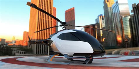 城市直升机概念设计——看到这么便捷炫酷的直升机后，你确定不想换一种出行方式吗？ - 普象网
