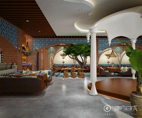 新中式民族风餐厅设计 - 效果图交流区-建E室内设计网