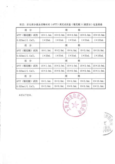 上海太阳 活化部分凝血活酶时间（APTT）测定试剂盒（鞣花酸）凝固法 10*1.5ml_博医通