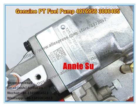 Cummins Fuel Injection Pump 4076956 / 3086405 Code E836A New for KTA19 ...