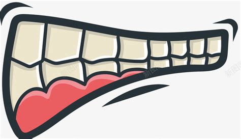 咬牙切齿的嘴巴png图片免费下载-素材7XNUVqPPV-新图网