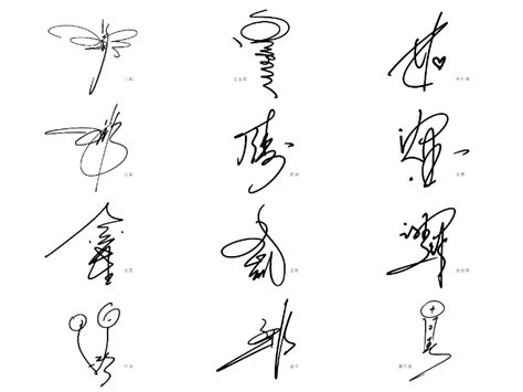 几百个签名设计案例丨看看有没有你的姓的签名写法呢？_字酷Zicool-站酷ZCOOL