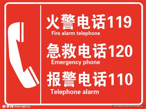 119 火警电话设计图__公共标识标志_标志图标_设计图库_昵图网nipic.com
