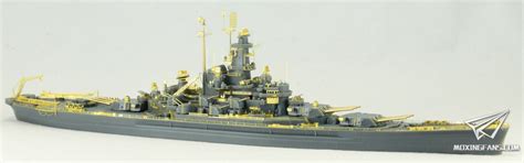 【未亿 57006】新品：1/700 美国BB-58印第安纳号战列舰1944_静态模型爱好者--致力于打造最全的模型评测网站