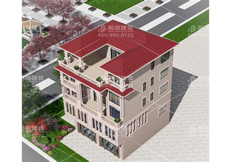 贵州龙总定制中式四层自建房设计图|别墅施工案例-柏竣建筑