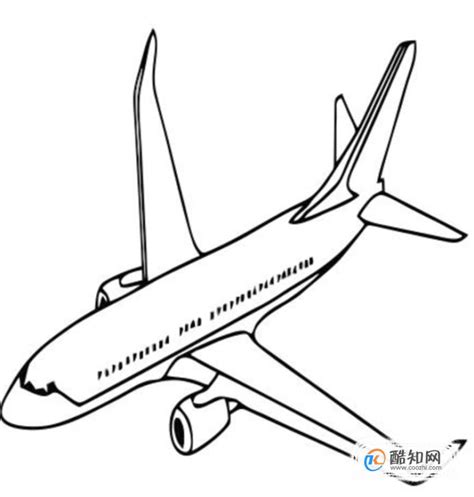 波音747简笔画,怎么折,777客机的简笔画_大山谷图库
